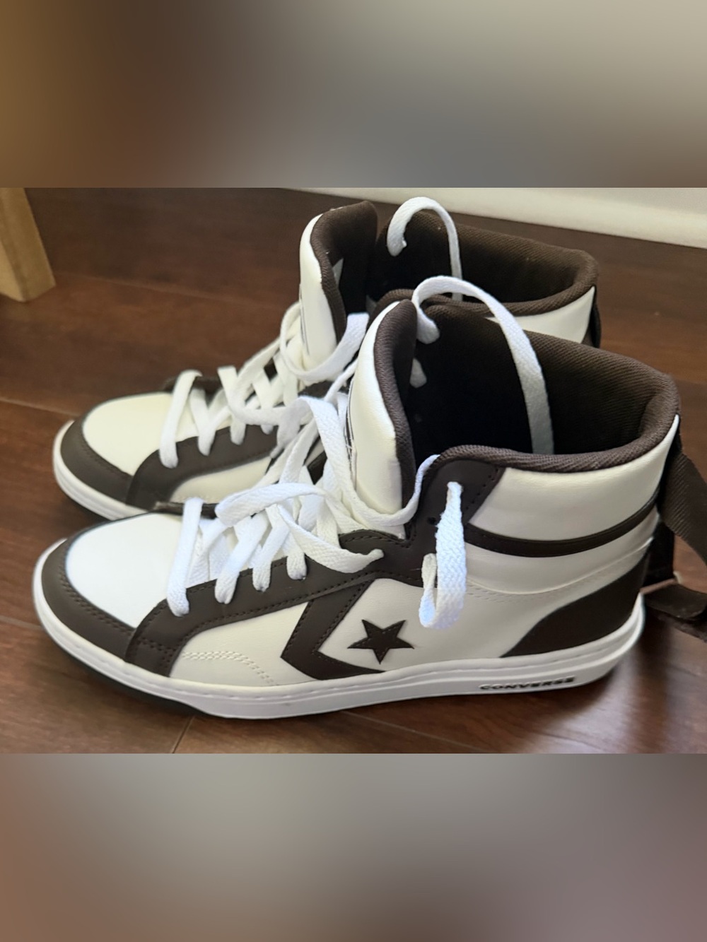 Converse All Star High Top Sneakers Brown & White Unisex
